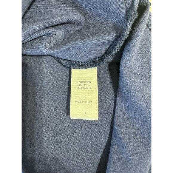 Koolaburra by UGG Jersey Short Sleeve Tunic Navy Size S NWOT - Picture 7 of 9